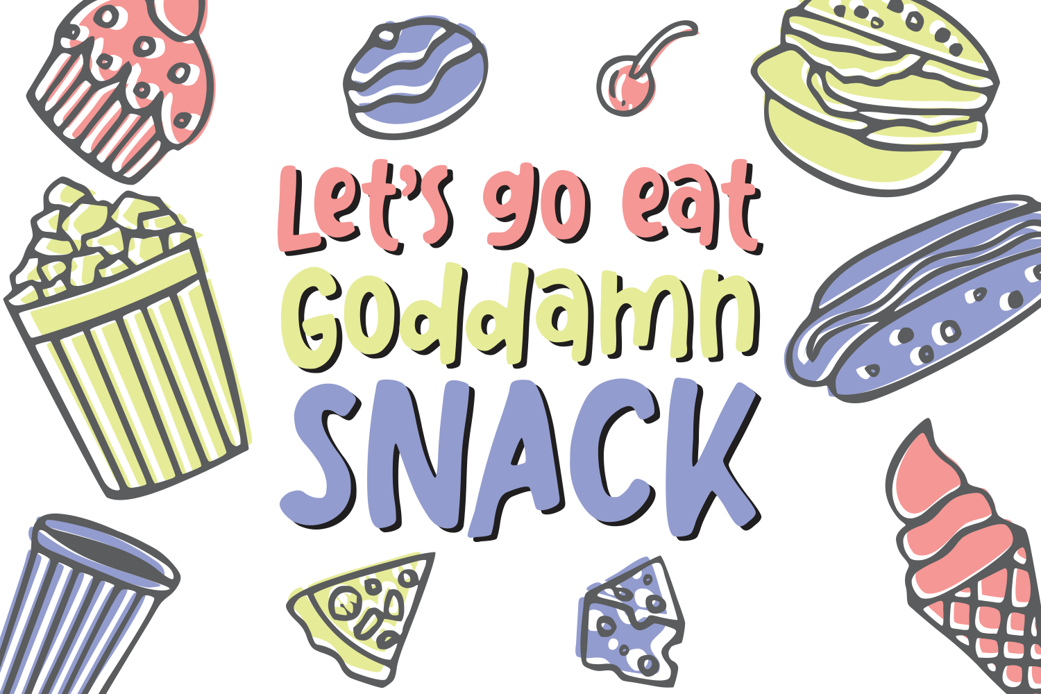 Like Snacking font